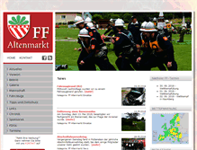 Tablet Screenshot of feuerwehr-altenmarkt.com